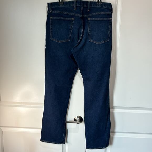 Gap Straight Gapflex Dark Denim Jeans Men’s Size 36x34 - Picture 3 of 14